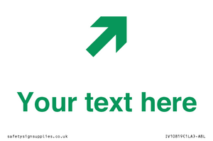 Custom Safe Condition inverse: Green Up right arrow